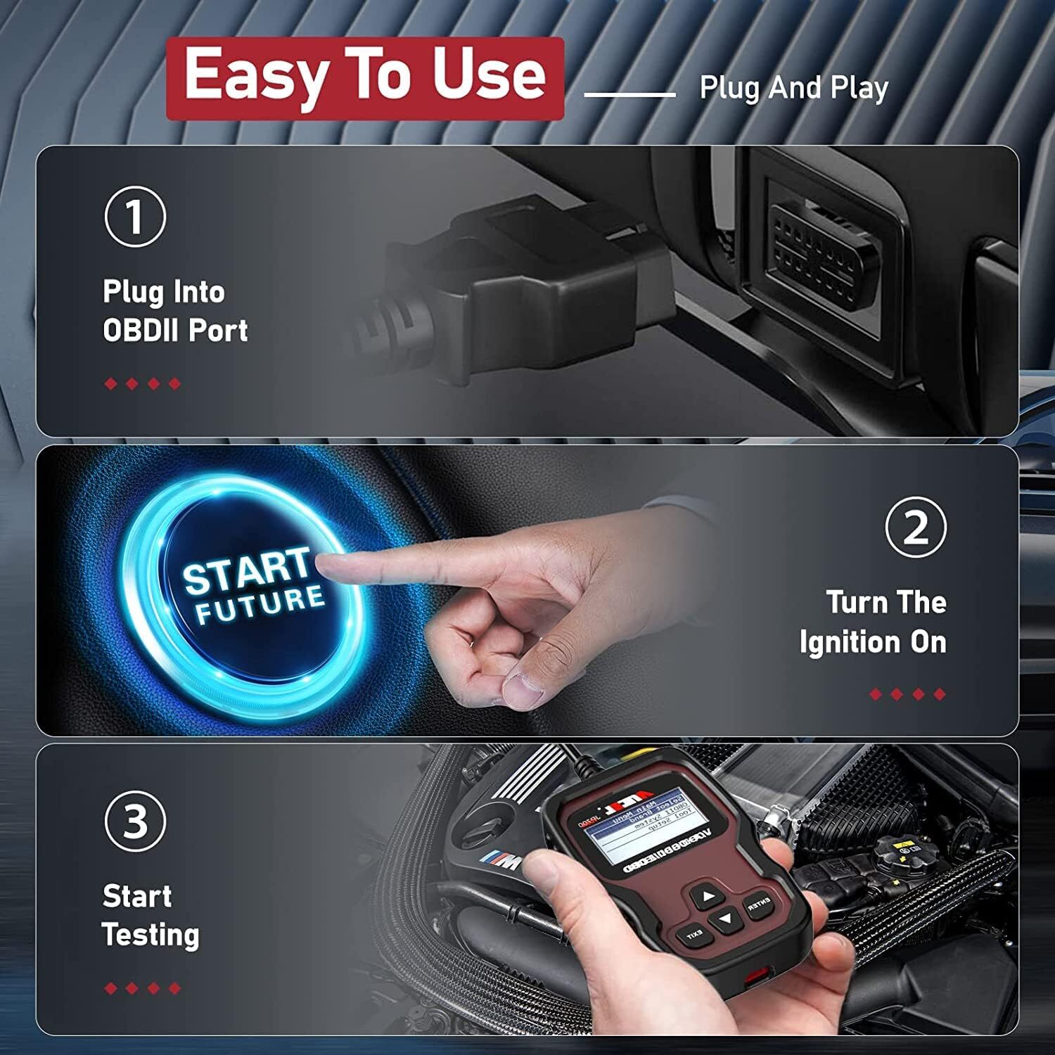 ANCEL JP700 Japanese Car JOBD OBD2 Scanner Code Reader Diagnostic Tool Engine
