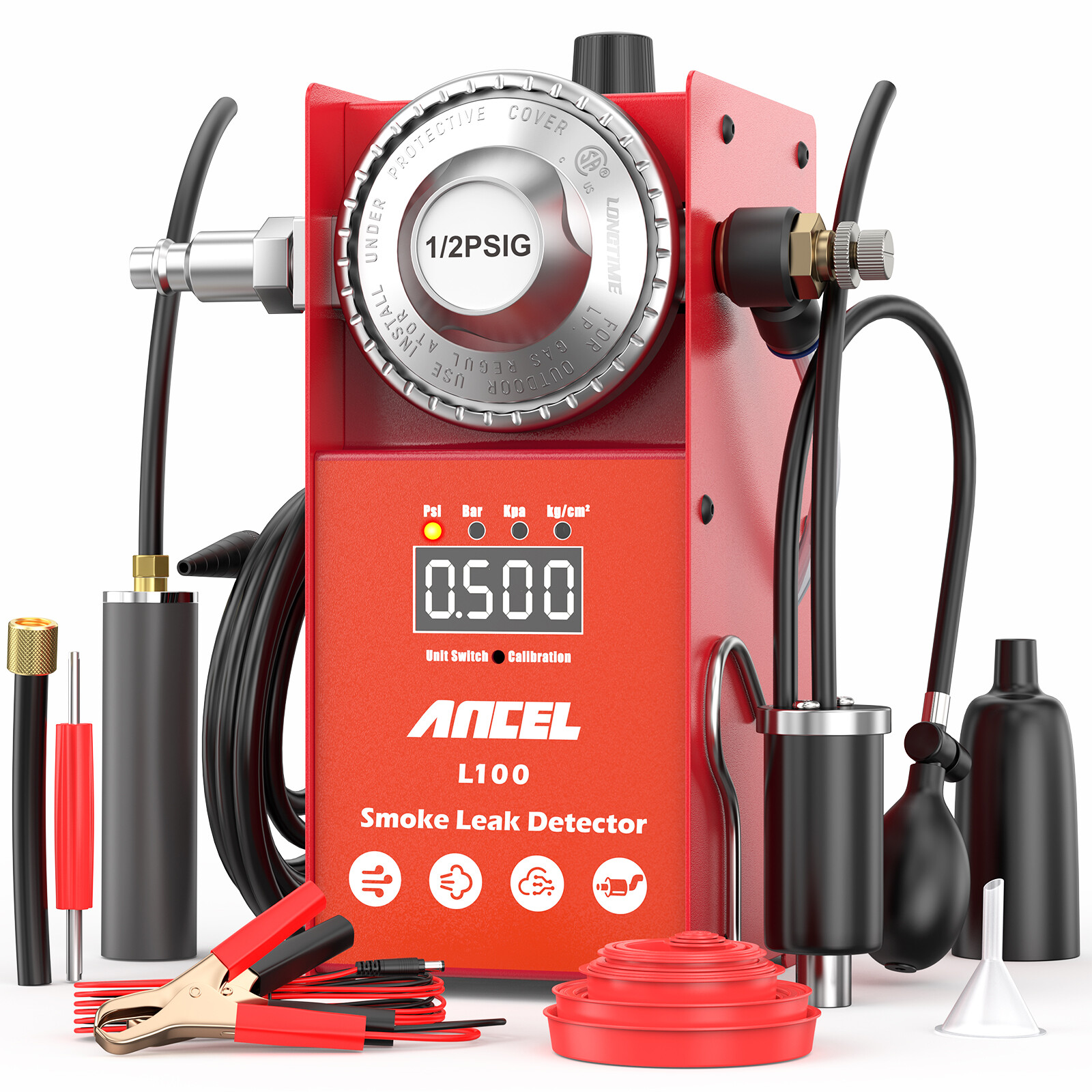 EVAP Vacuum Diesel Fuel Leak Detection Tools Smoke Leak Tester Diagnostic Tool