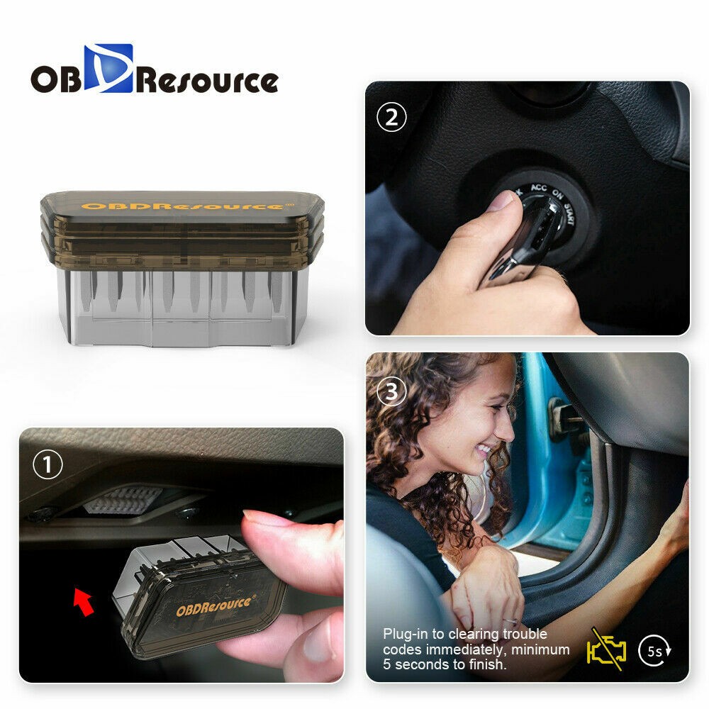 Auto Car Code Clearer Clear Check Engine Light OBD2 Erase Codes Tool MIL Off