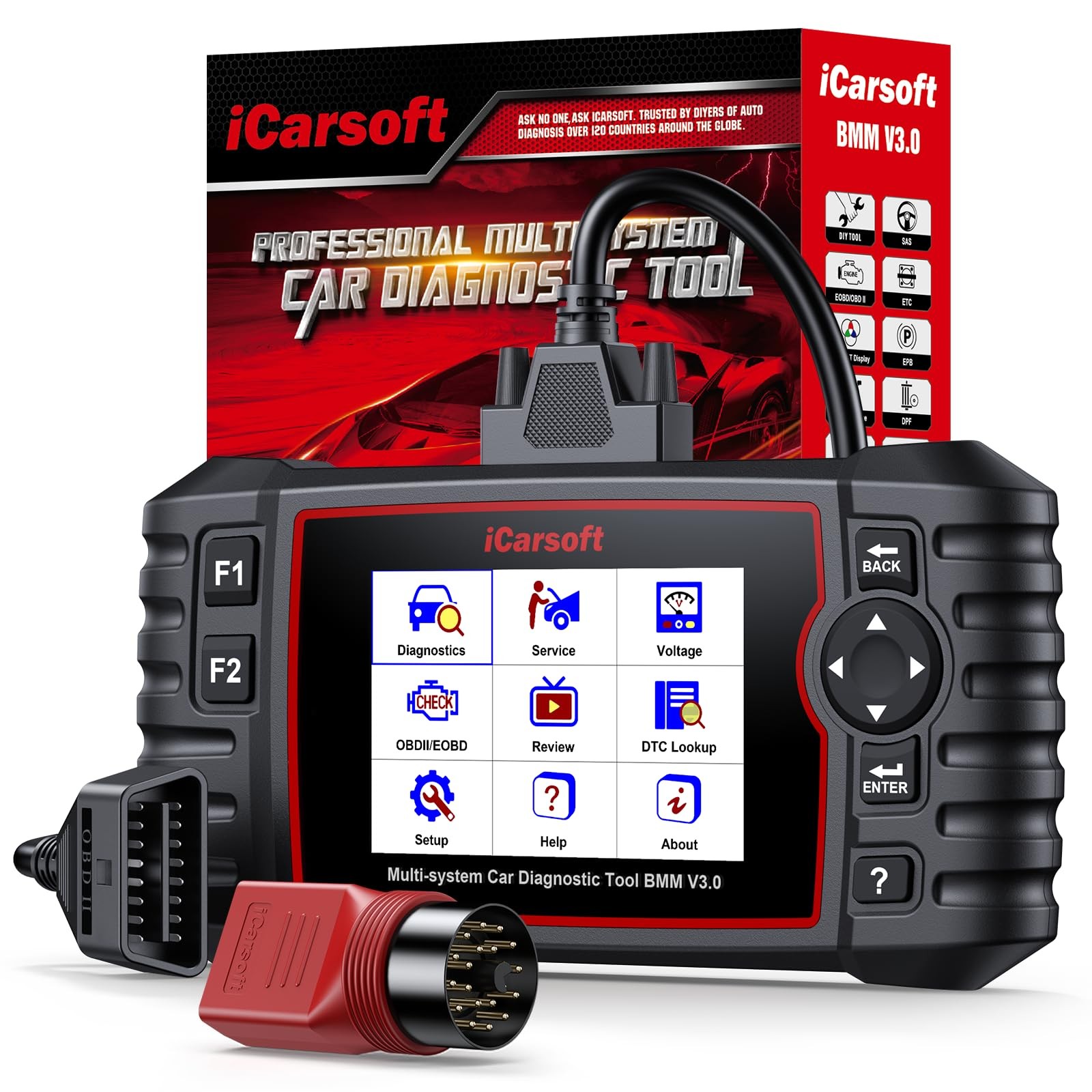 Bidirectional Diagnostic Tool for BMW/RollsRoyce, iCarsoft BMM V3.0Enhanced