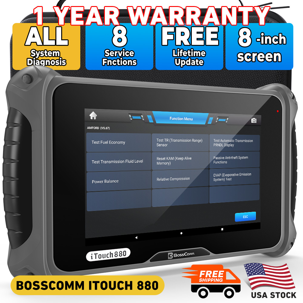 BOSSCOMM iTouch 880 Diagnostic Scanner OBD2 For TOYOTA/BMW/FORD/NISSAN