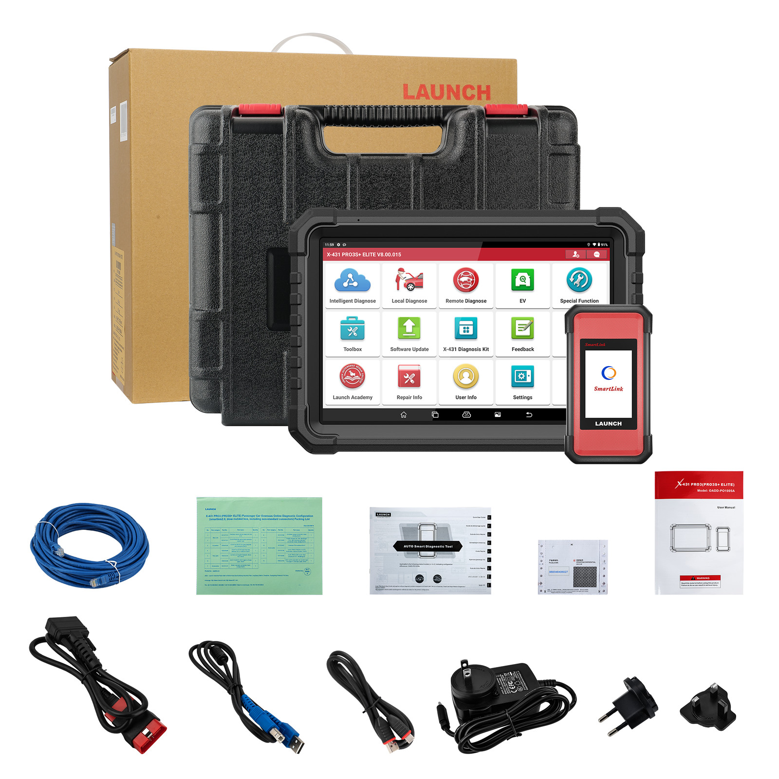LAUNCH X431 PRO3S+ Elite PRO5 Car Truck Scanner Diagnostic Tool ECU Programming