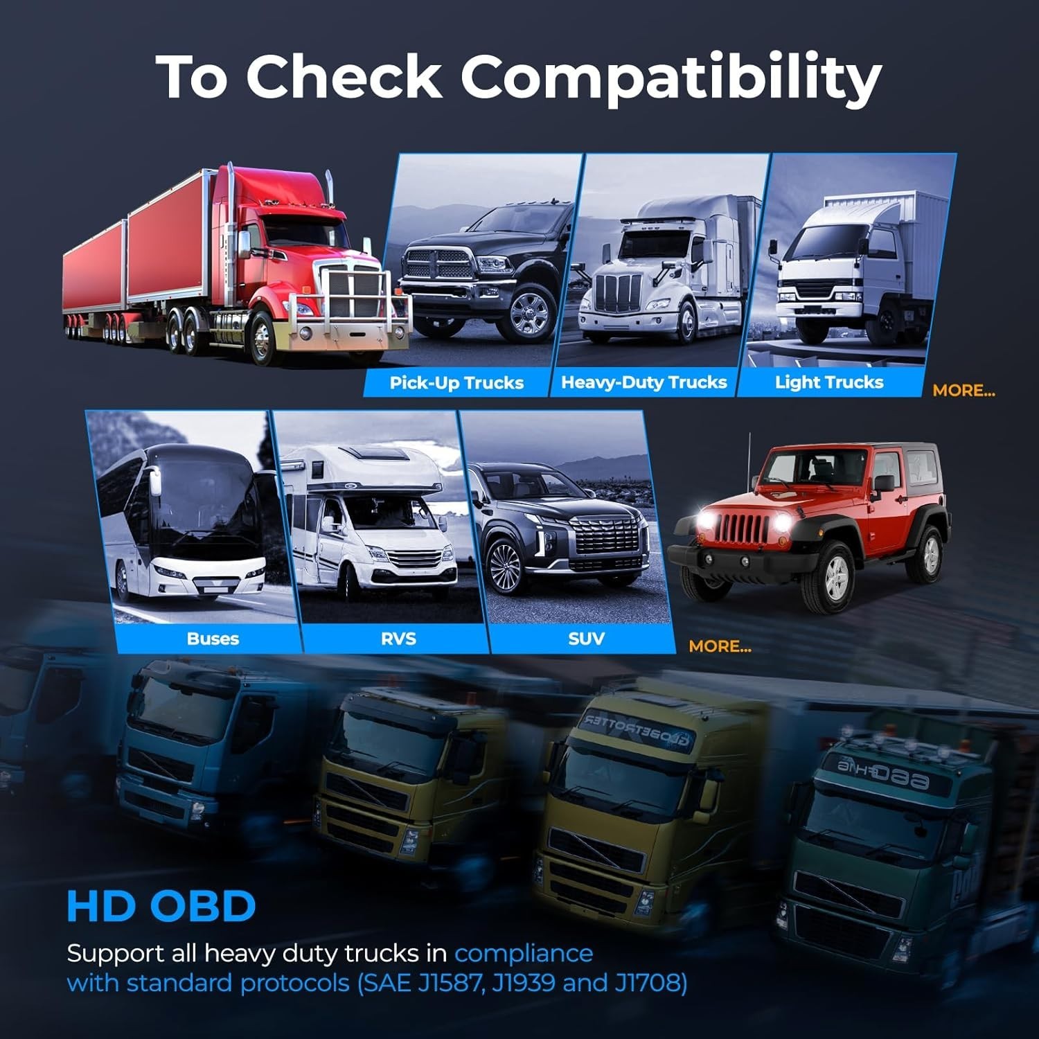 Heavy Duty Truck Diagnostic Scanner NL102 – Full System OEM Code Reader for T…