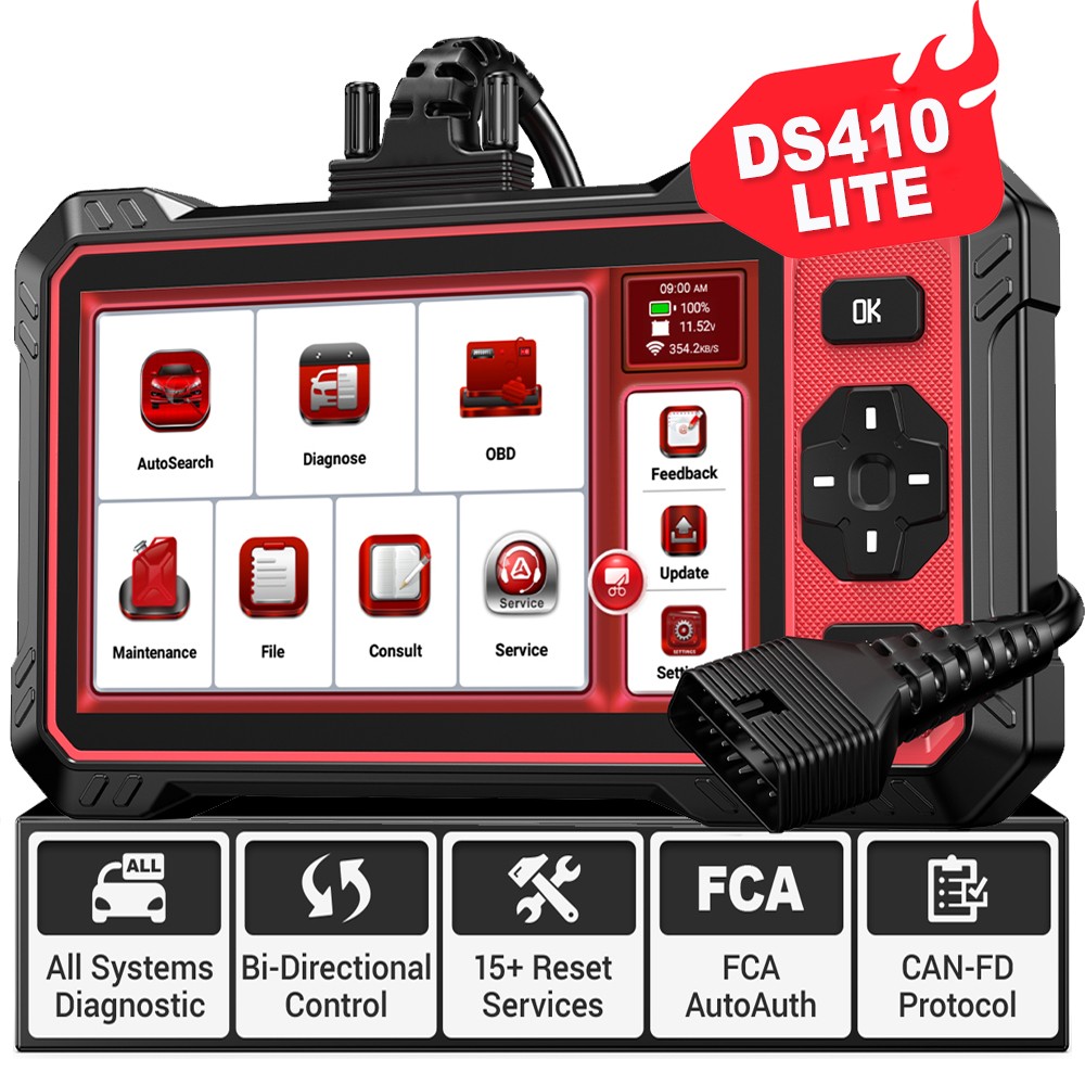 Car OBD2 Scanner ANCEL DS410Lite Bidirectional Diagnostic All System for BMW