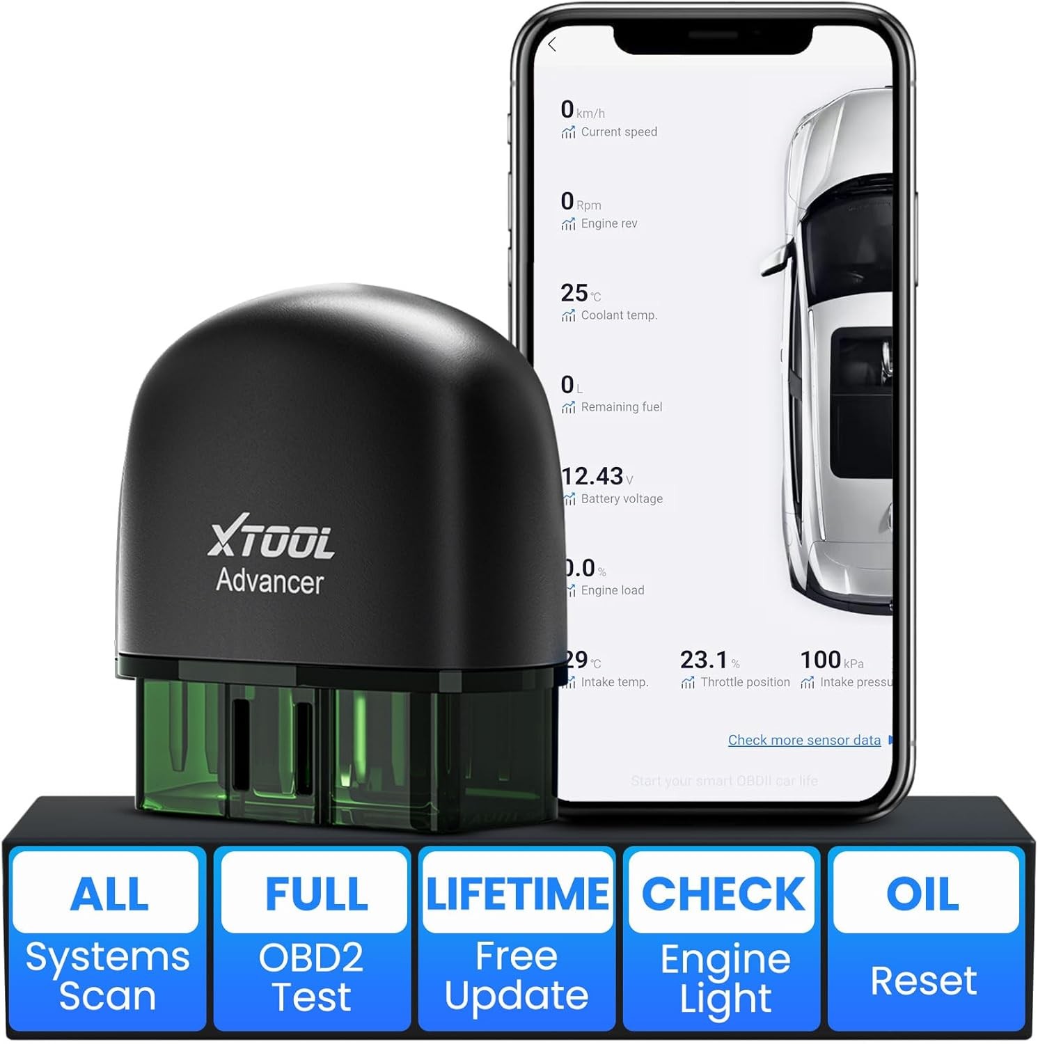 2026 New XTOOL AD20PRO Bluetooth OBD2 Scanner Full System Diagnostic Code Reader