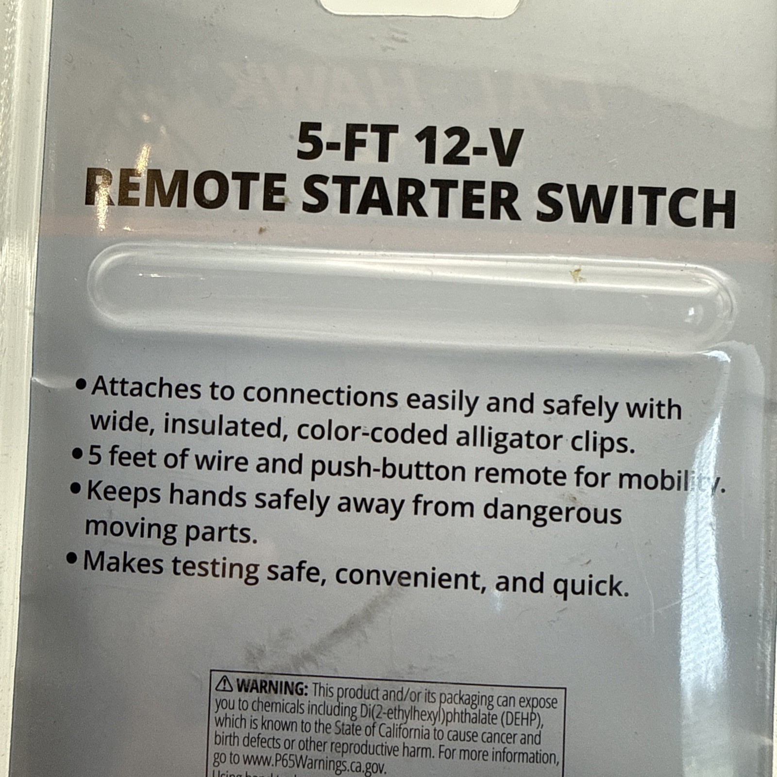 12V Push Button Remote Starter Switch Engine Diagnosis 12 Volt Test Tool