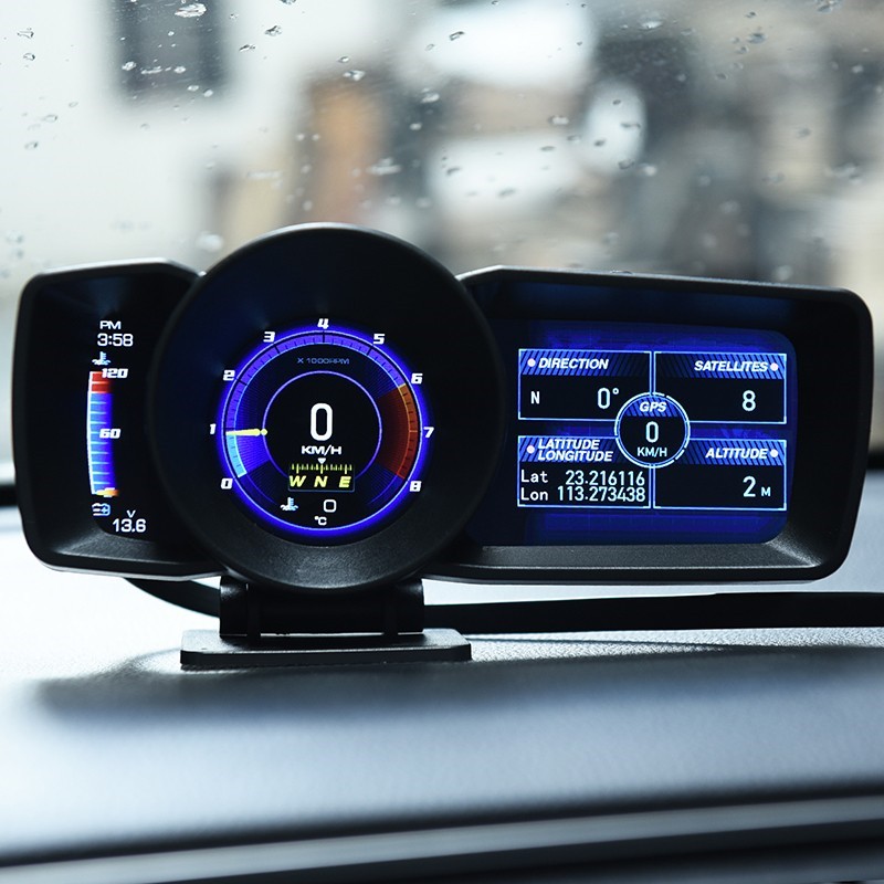 OBD2 Gauge Engine Monitor Scanner Trip Computer For VW GTI Tiguan AUDI A3 A4 A5