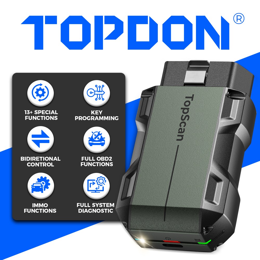 2025 NEW TOPDON PRO Car Key Coding Pin Code Reader All Key Lost Programming Tool