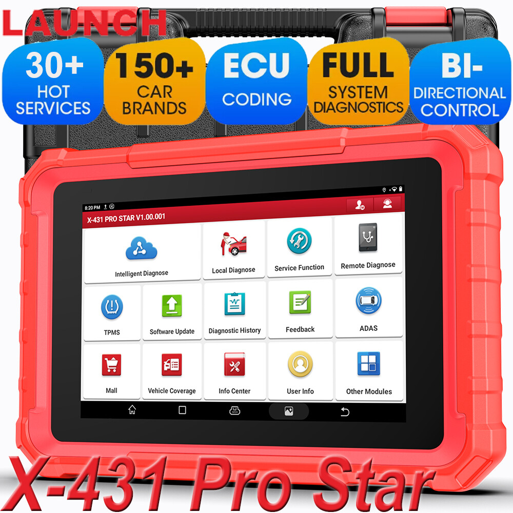 Launch X-431 Pro Star Car OBD2 Diagnostic Scanner ECU Coding Full Systems Tool