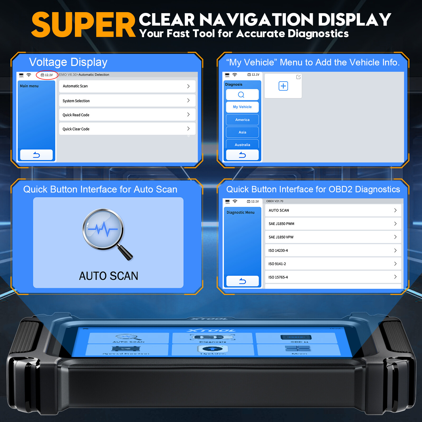 2026 XTOOL D5S OBD2 Scanner 5 System Car Diagnostic Tool 16+ Services CANFD FCA
