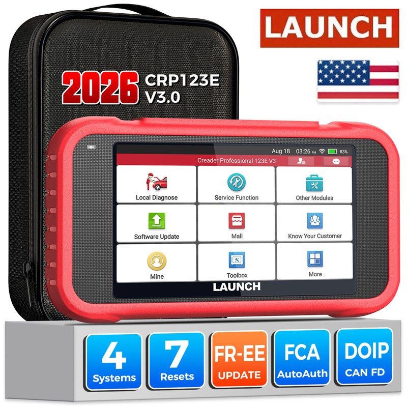 LAUNCH CRP123E V3 OBD2 Scanner Engine AT ABS SRS Code Reader Car Diagnostic Tool