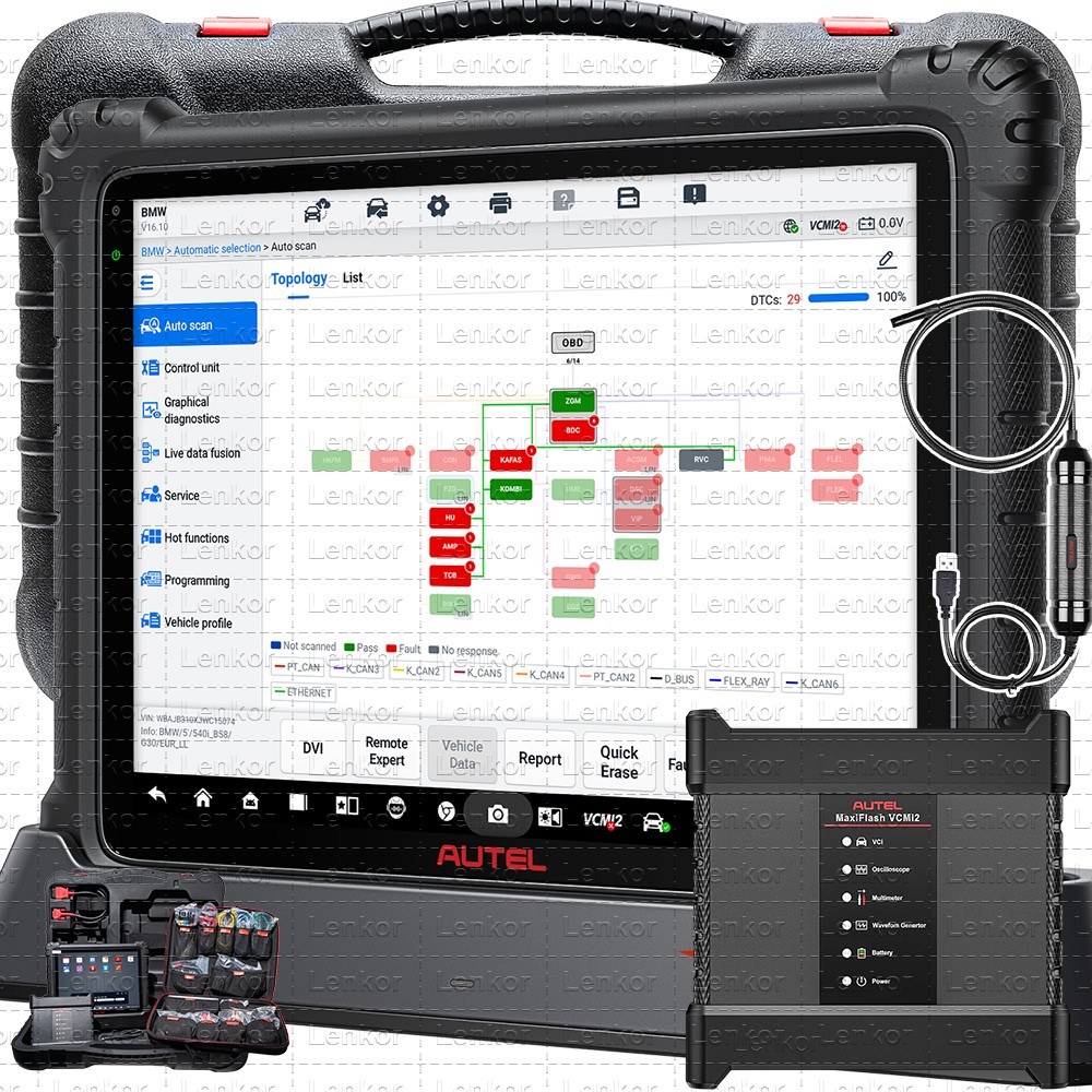 ⭐⭐⭐⭐⭐【2 Years Update】2026 Autel MaxiSYS Ultra S2 6in1 VCMI2 AI Scan 3.0 Topology