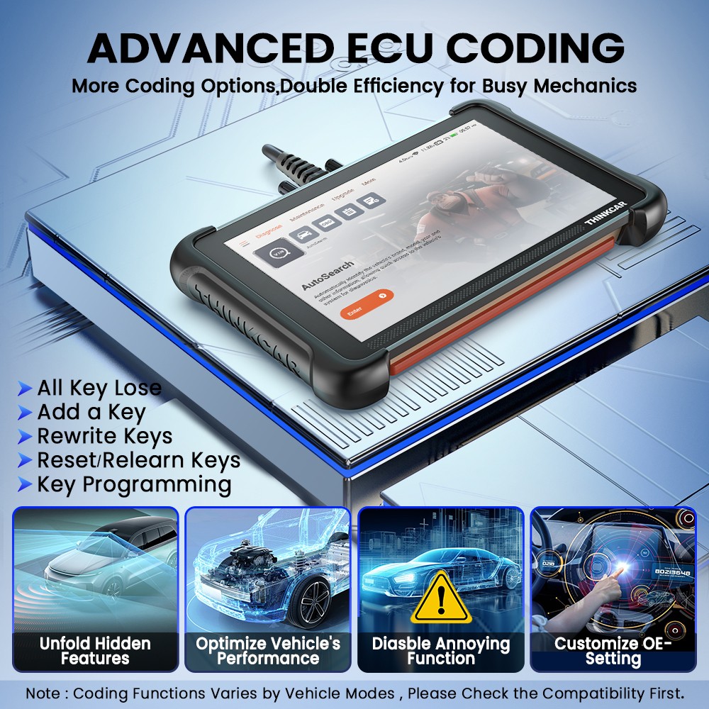 Thinkcar 689 Full Systems Car Diagnostic Scanner ECU Coding CANFD & DoIP Support