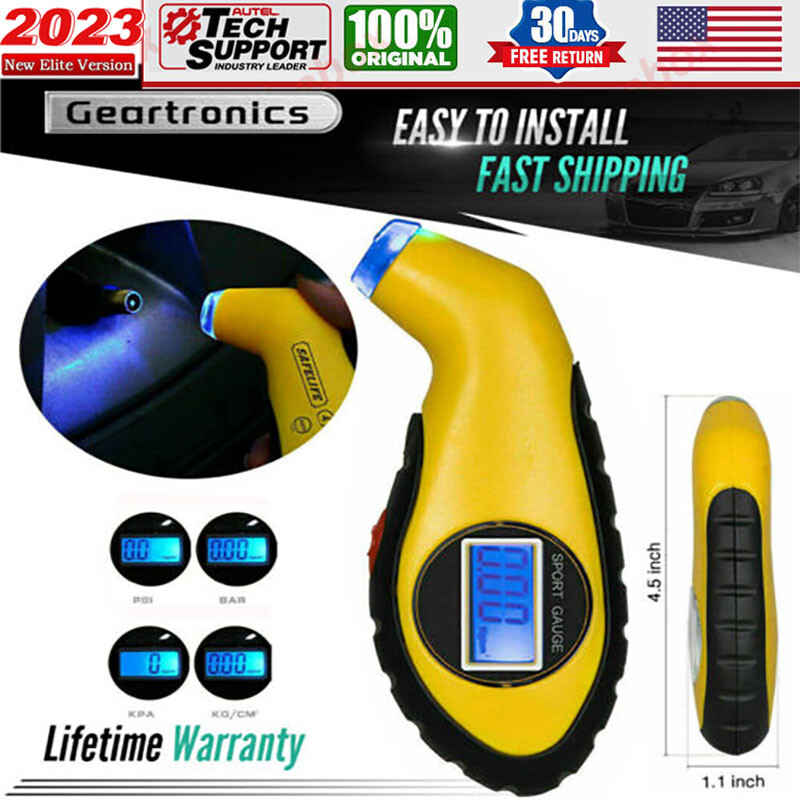 LCD Digital Tire Pressure Gauge Handy Air Gauge For Car Truck Motorcycle Bicycle