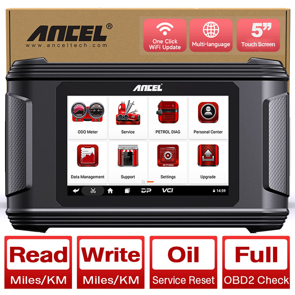 Automotive Odometer Correction Tool Mileage Adjustment Oil Reset OBD2 Scanner