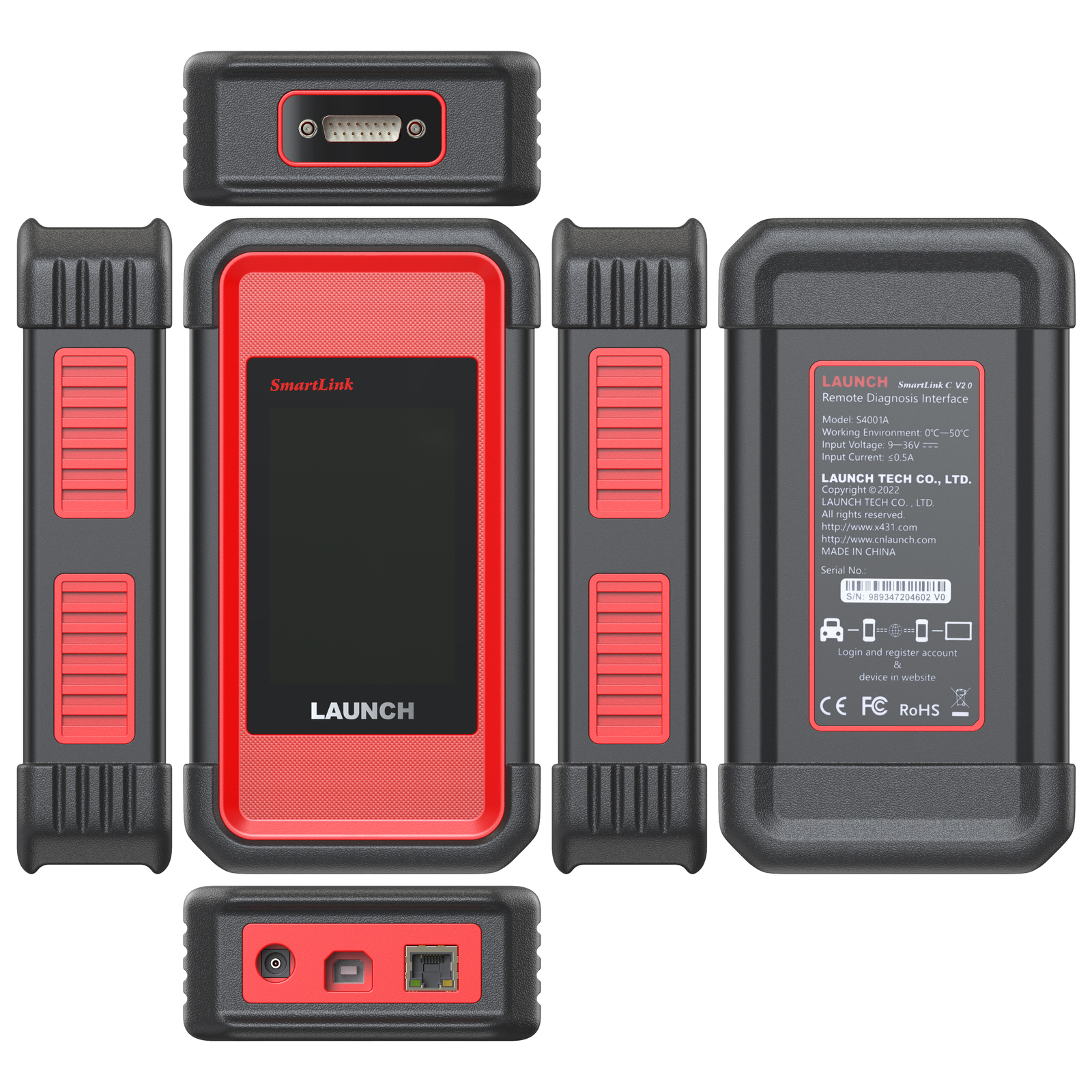 LAUNCH Automotive OBD2 Diagnostic Scanner Car Check Engine Light OBD Code Reader