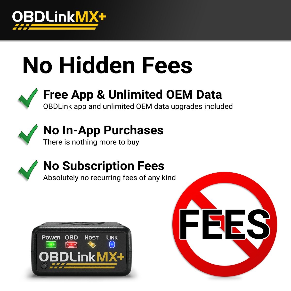 USED OBDLink MX+ Bluetooth OBD2 Scan Tool Open Item