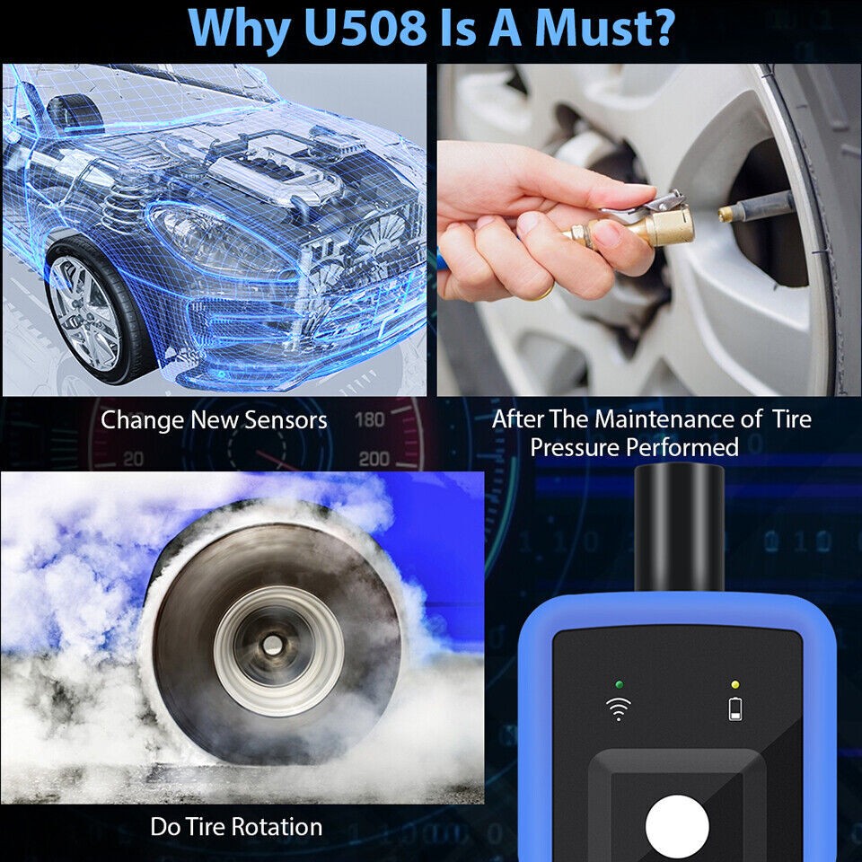 Universal TPMS Reset Tool Relearn Tool Car Auto Tire Pressure Sensor EL50448 CA