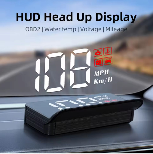M3 OBD2 HUD M1 GPS Head Up Display Car Speedometer Digital Windshield Projector