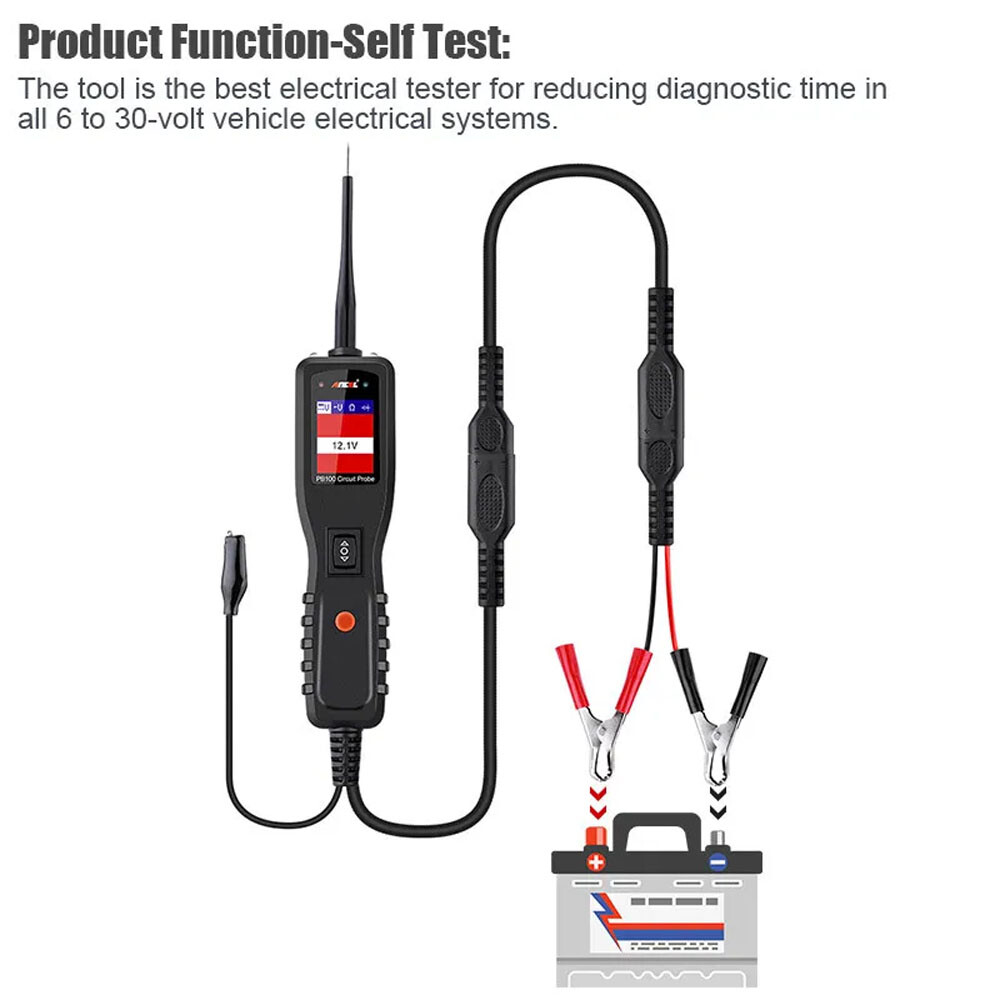 PB100 12V 24V Car Electrical Circuit Tester Powerscan AVOmeter Diagnostic Tool