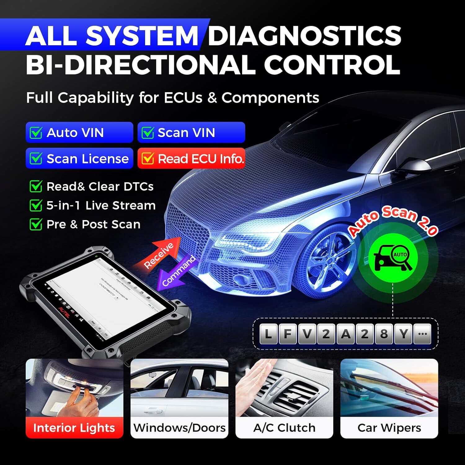 Autel MaxiSys MK908S PRO II Programming Diagnostic Scanner up MS908S PRO II