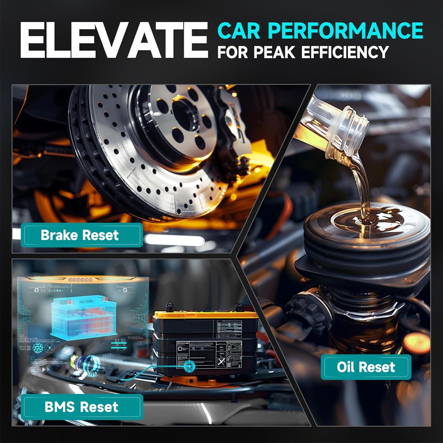 DND Echo All System Bluetooth OBD2 Wireless Scanner Diagnostic Oil EPB BMS RESET