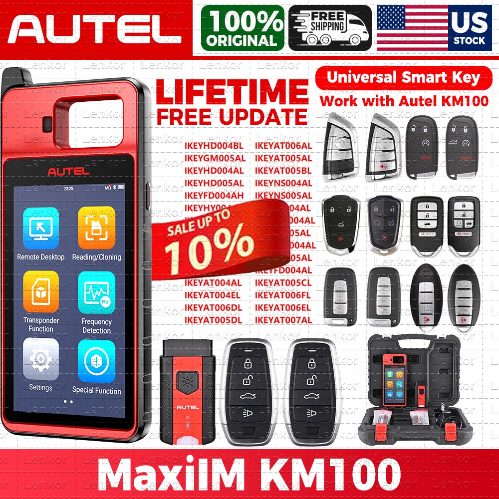 2026 Autel MaxiIM KM100 Key FOB PROGRAMMING Key Generation IMMObilizer 60sFaster