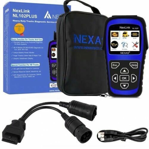 NEXAS NL102P Diesel Heavy Duty Truck OIL DPF OBD2 Scanner Car Diagnostic Tool US