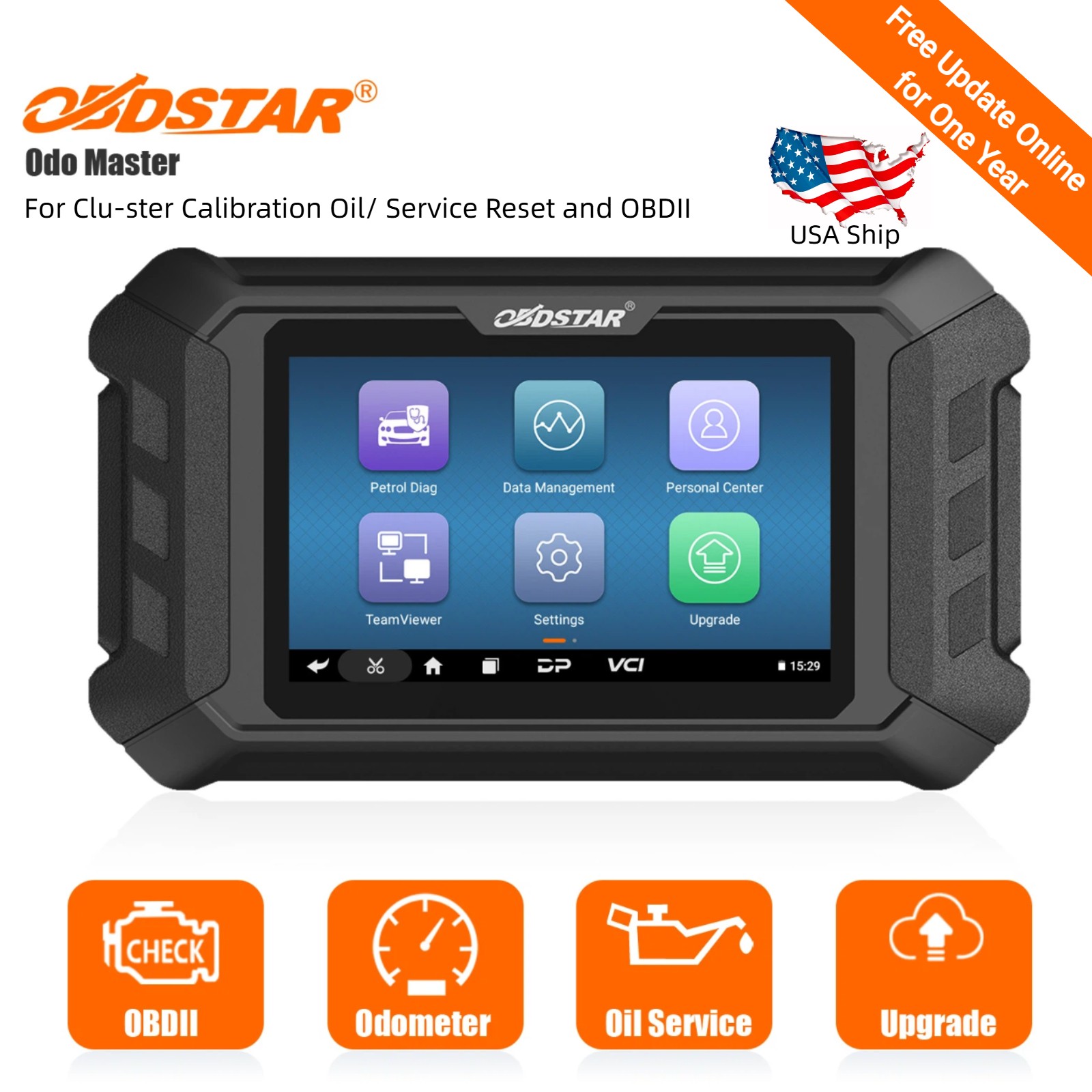 OBDSTAR Odo-Master For Clu-ster Calibration/Oil Reset/Read Write DTC/OBDII