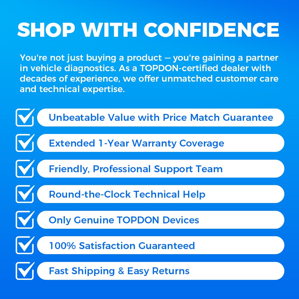 TOPDON TopScan PRO Bluetooth Scan Tool Full System IMMO Bi-Directional for Phone