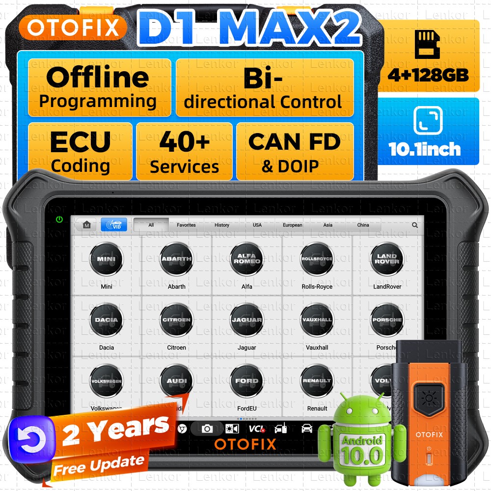 2026 Newest OTOFIX D1 Max2 Full System Diagnostics Scanner 2-Years Free Update