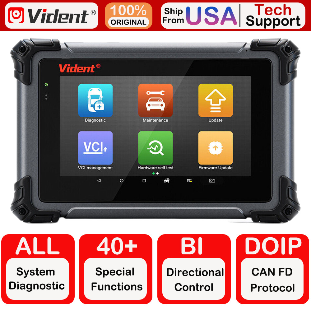 Vident iSmart800Pro All System Diagnostic Tool 40 Services Active Test CAN FD