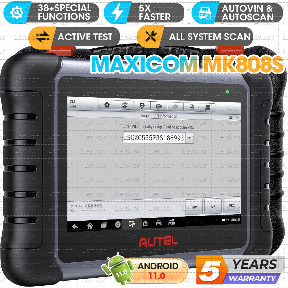 2024 Autel MaxiCOM MK808S PRO+ MK808BT Bidirectional Car Diagnostic Scanner Tool