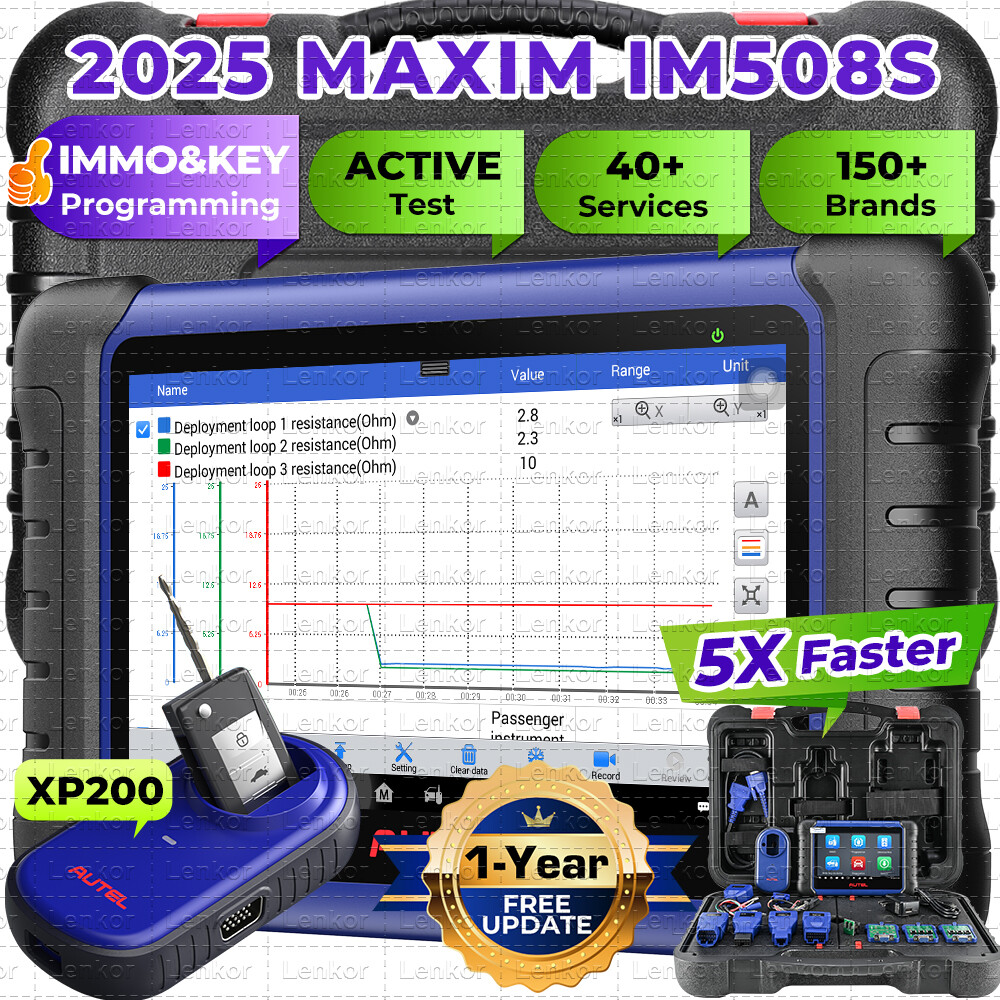 2025 Autel Maxiim IM508S Key Programming Bi-Directional Diagnostic Android 11.0