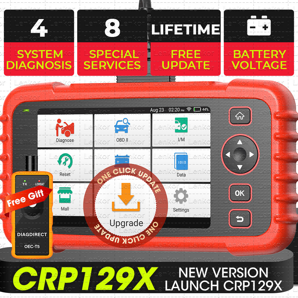 2025 Launch CRP129X PRO OBD2 Scanner Engine ABS SRS SAS TPMS EPB Diagnostic Tool