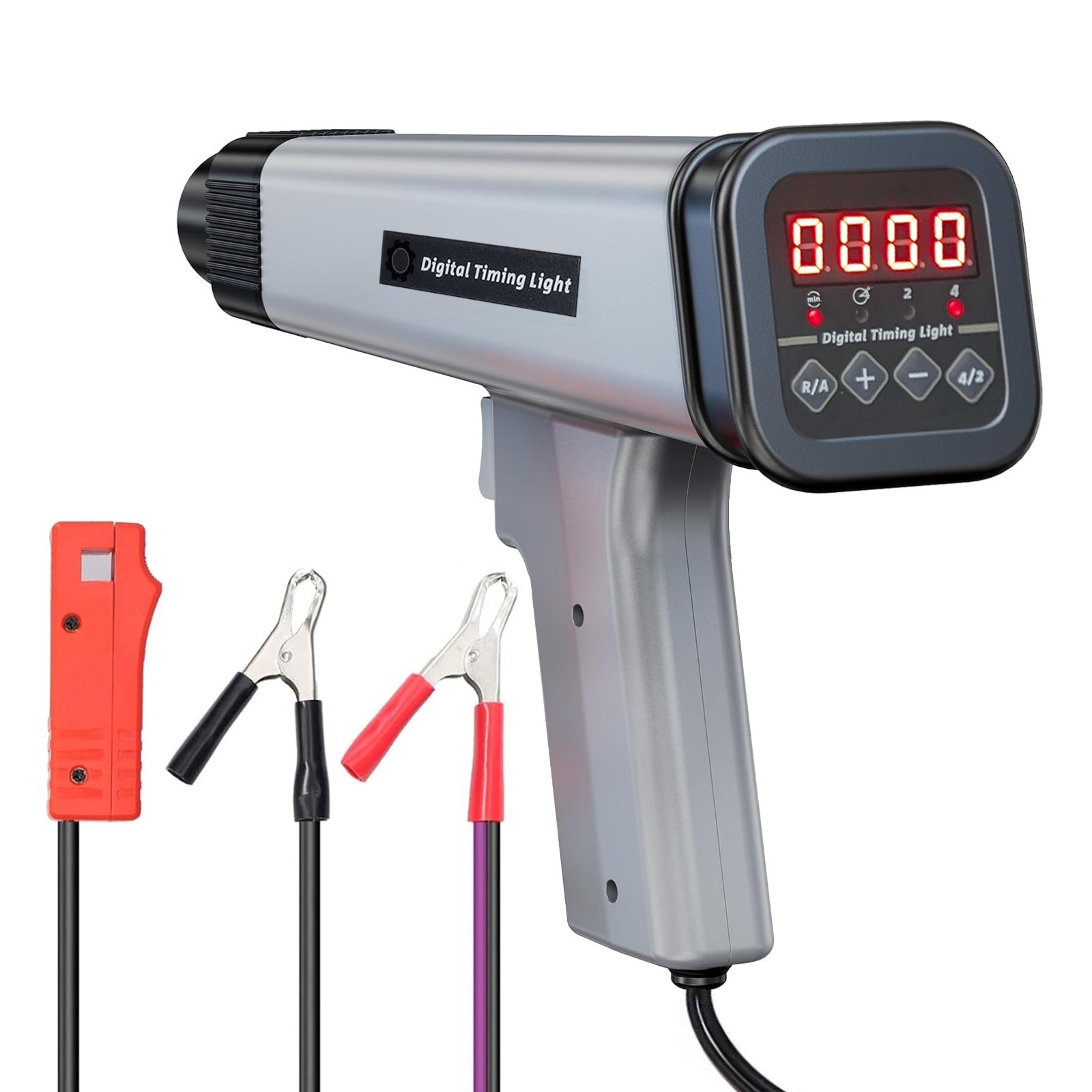 12V Car Digital Engine Timing Light with LED Display Ignition Timing Strobe Ligh