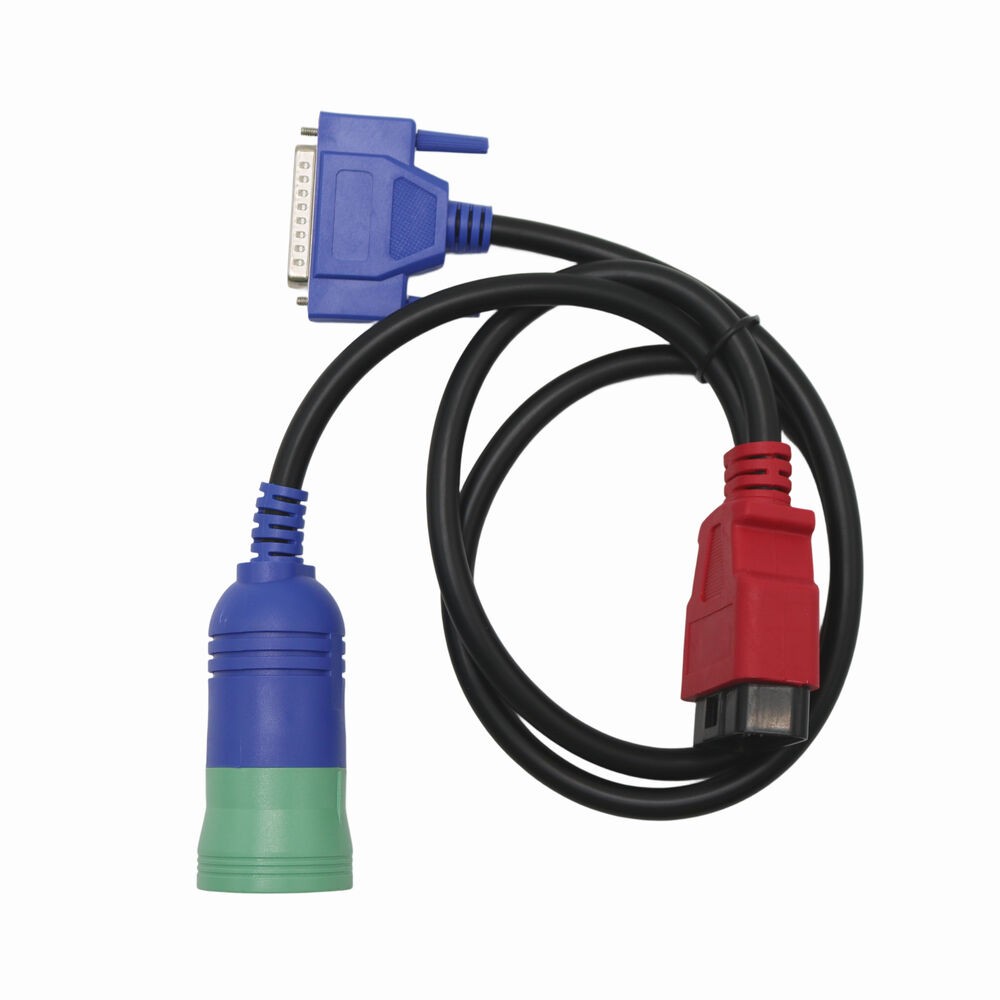 9Pin to OBDII Cable for CNH DPA5 Portocol Adapter 5 OBD II Diagnostic Cable