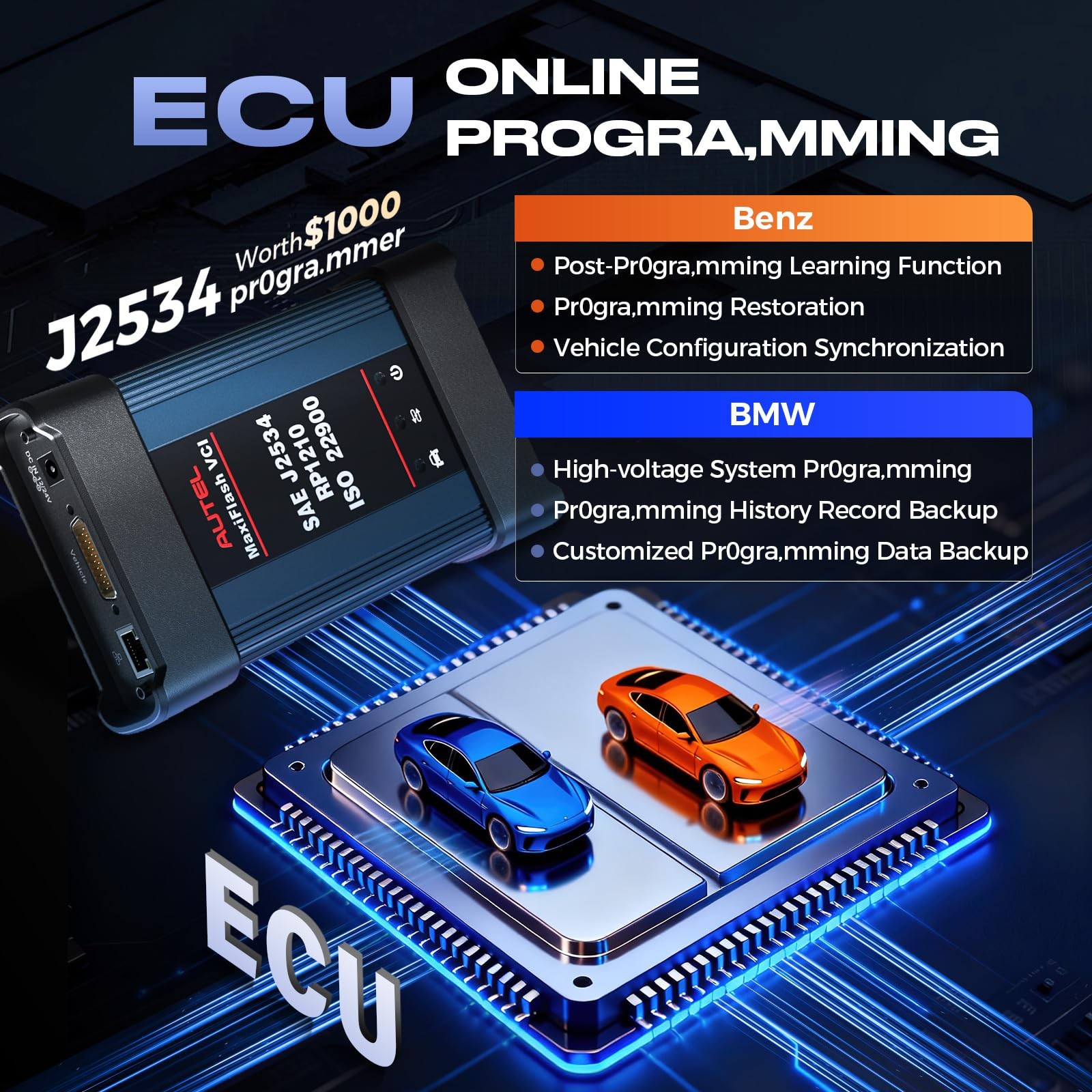 Autel MaxiSys Elite II PRO Scanner, 2026 Elite 2 PRO, J2534 Programming Coding