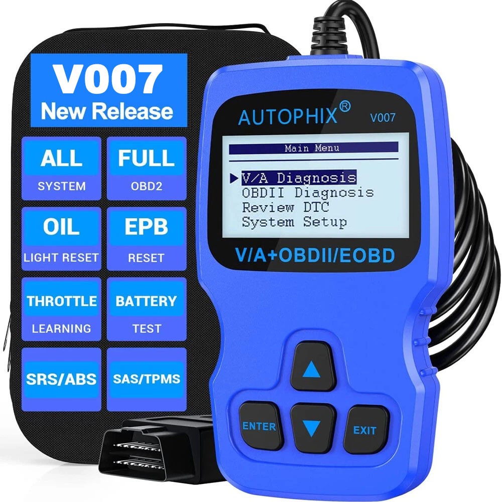 OBD2 Car All Systems Diagnostic Scanner Tool Car EPB OIL TPS Reset Code Reader