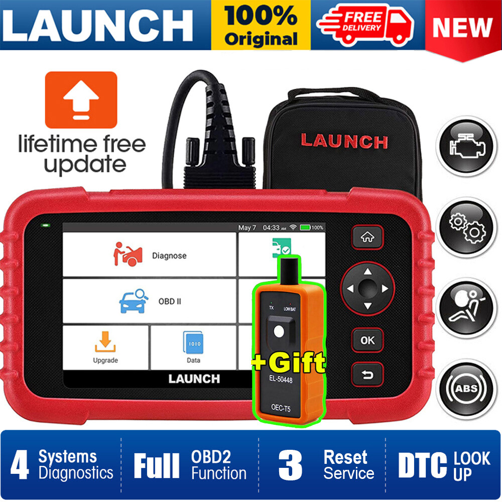 LAUNCH X431 CRP123X Car OBD2 Scanner ABS SRS Transmission Engine Diagnostic Tool
