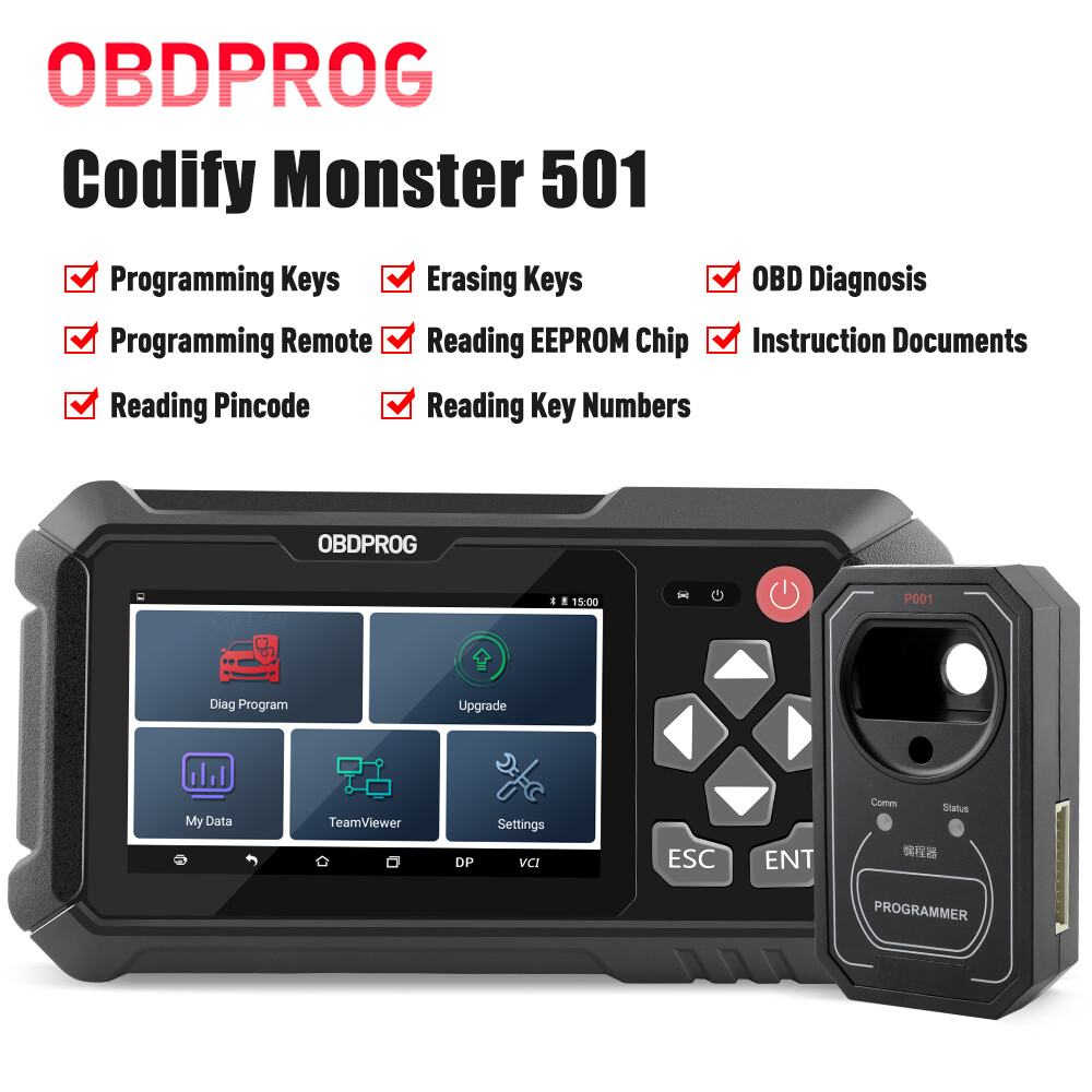Car OBD2 Code Reader Auto Locksmith Equipment Key Programming Tool Immobilizer