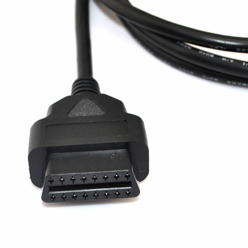 3m 10ft OBD2 II EOBD Car Diagnostic Extension Cable Extender All 16 Pins Cable