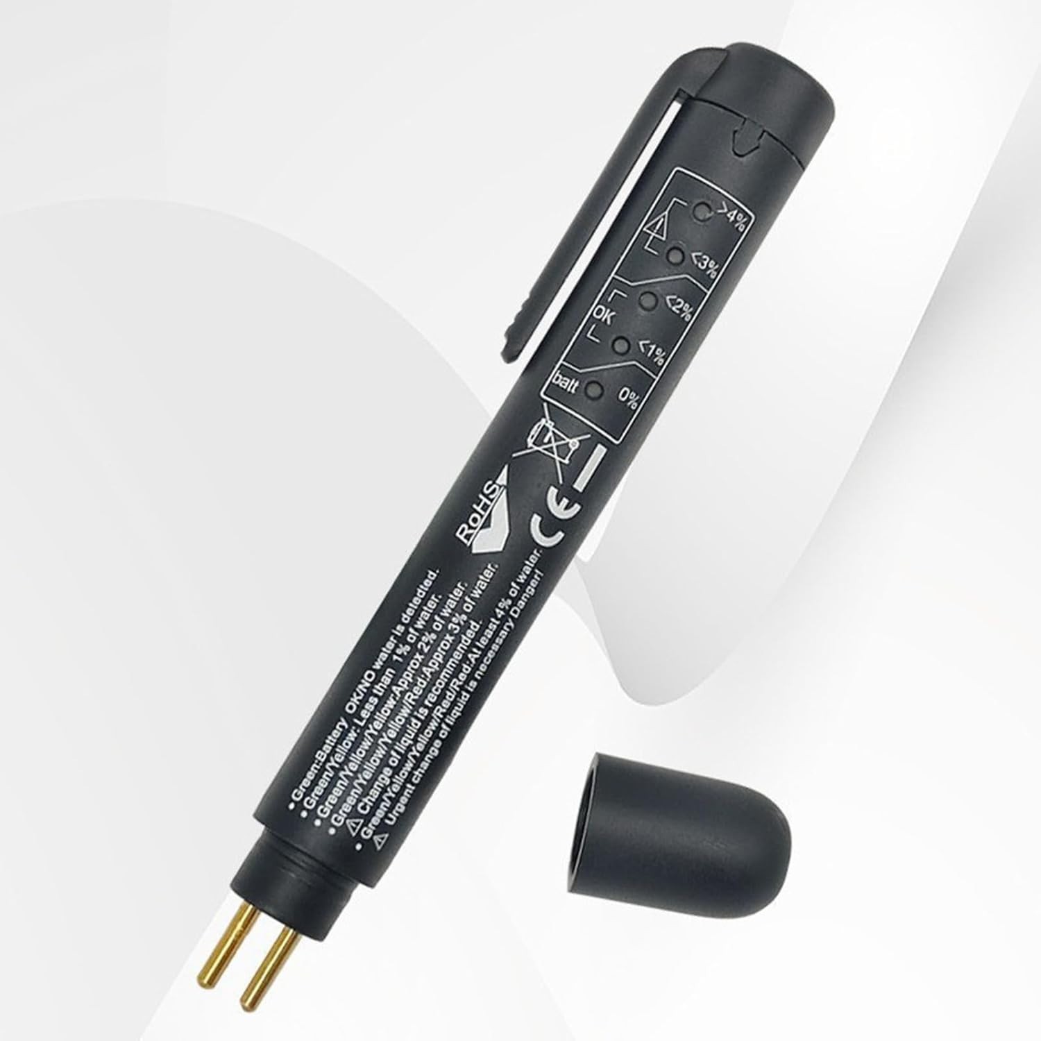 Brake Fluid Tester Pen for Dot3 Dot 4 Dot 5 Moisture Content Checker Tool