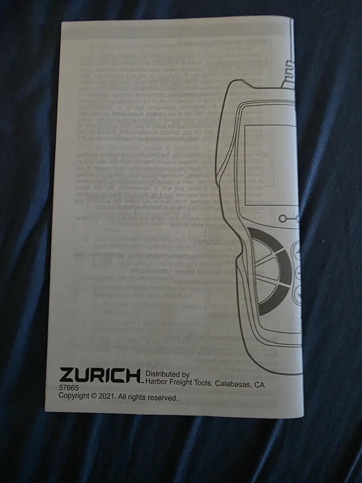 Zurich ZR11S OBD2 Code Reader Scanner