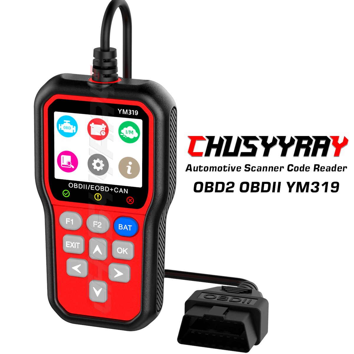 YM319 OBD2 CAN OBDII Auto Car Code Reader Diagnostic Scanner Tool