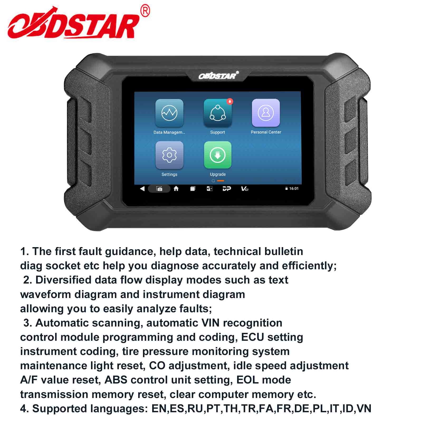 OBDSTAR iScan For Guzzi Intelligent Motorcycle Diagnostic Auto Scanner VIN
