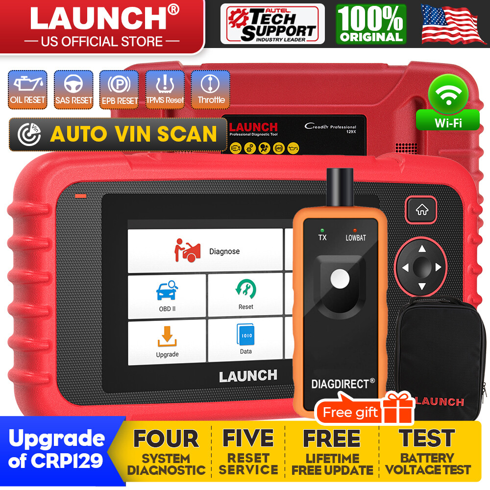 LAUNCH X431 CRP129X PRO Automotive OBD2 Code Reader Diagnostic Scanner 4 Systems