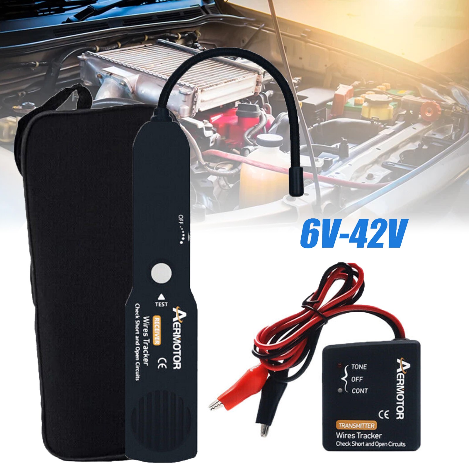 EM415PRO Auto Cable Short Circuit Breakpoint Tester Car Broken Wire Detect 6~42V