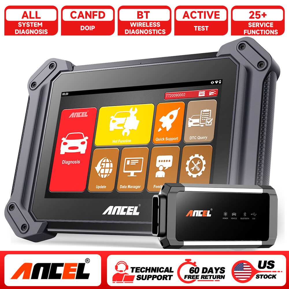 ANCEL V6 PRO Car OBD2 Bluetooth Automotive Scanner Bi-Directional Control IMMO