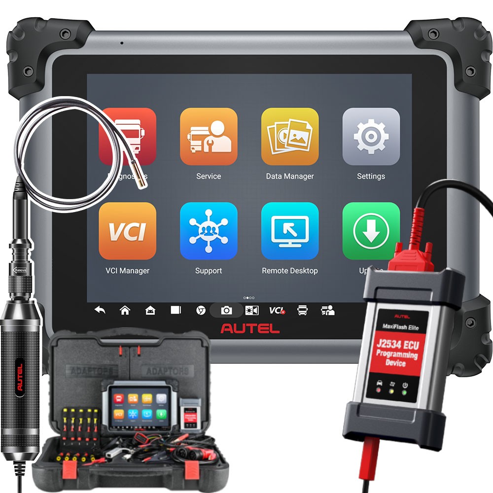 2026 Autel MS908CV II MaxiSys Truck Scanner J1939 J1708 ECU Coding Bidirectional